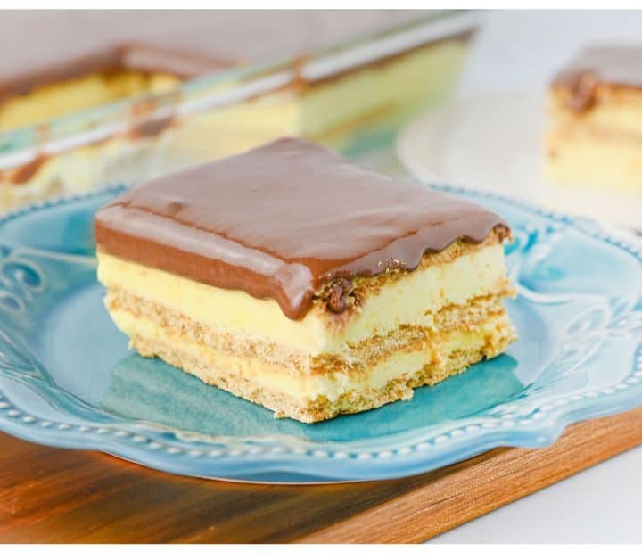 Chocolate Eclair Freezer Cake