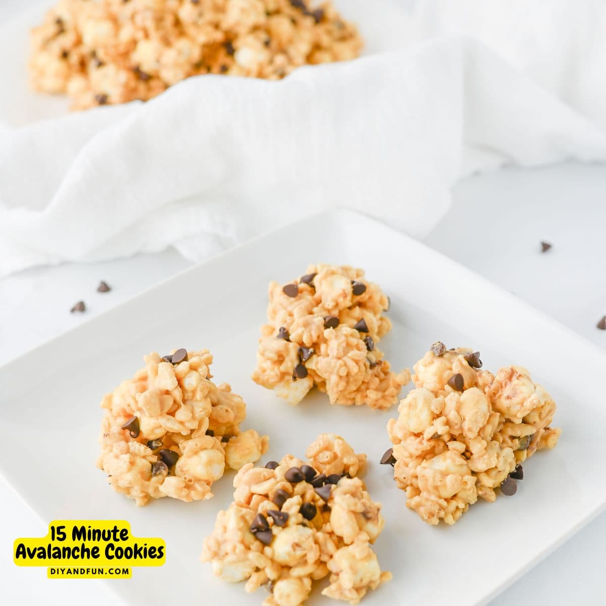 15 Minute Avalanche Cookies, a quick and easy no bake cookie recipe made with just five ingredients in about 15 minutes. 15 Minute Avalanche Cookies, a quick and easy no bake cookie recipe made with just five ingredients in about 15 minutes.