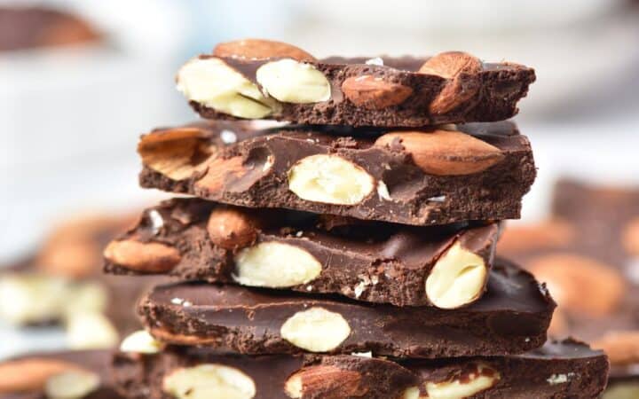 4 Ingredient Chocolate Almond Bark