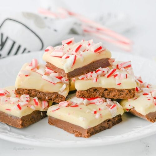 4 Ingredient Peppermint Fudge