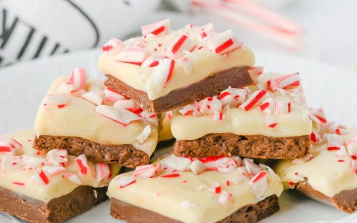 4 Ingredient Peppermint Fudge