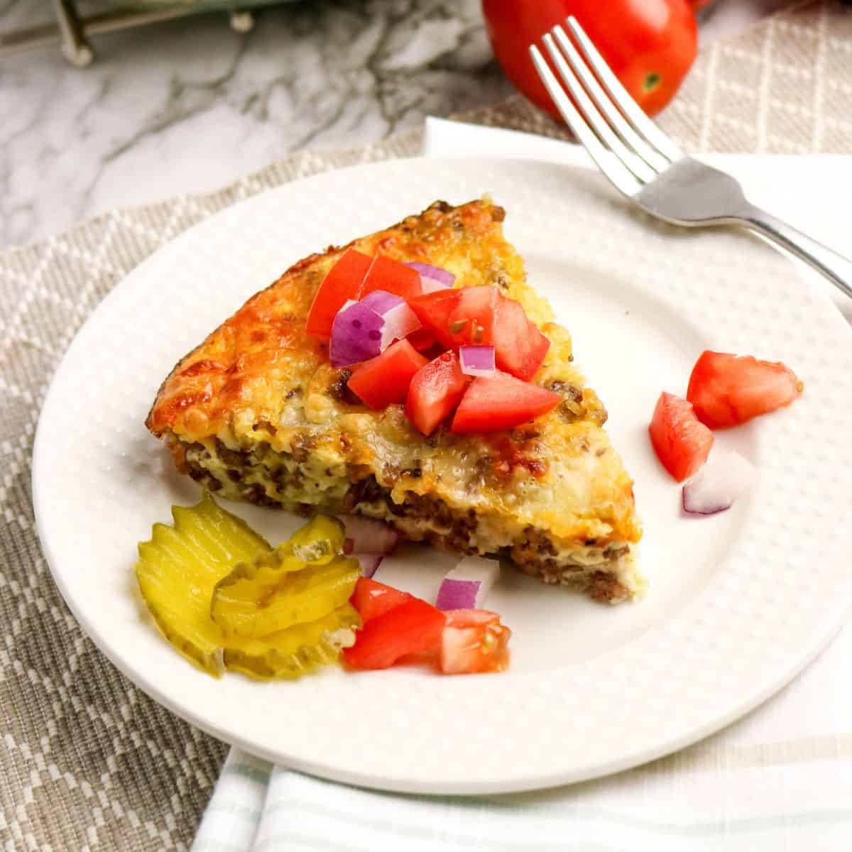 Bisquick Hamburger Pie recipe, a classic comfort food casserole made with savory ground beef, melted cheese, and a golden Bisquick crust Bisquick Hamburger Pie recipe, a classic comfort food casserole made with savory ground beef, melted cheese, and a golden Bisquick crust