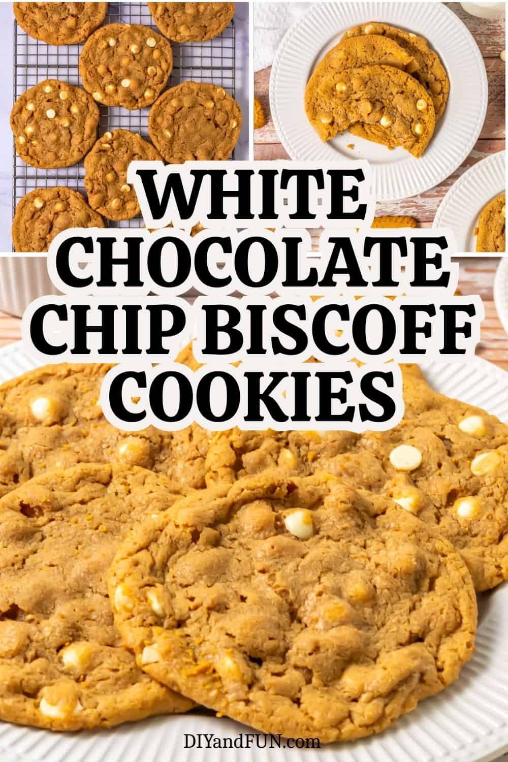 The ultimate White Chocolate Chip Biscoff Cookies recipe! Soft, chewy, and loaded with cookie butter and white chocolate. Bake them today! The ultimate White Chocolate Chip Biscoff Cookies recipe! Soft, chewy, and loaded with cookie butter and white chocolate. Bake them today!