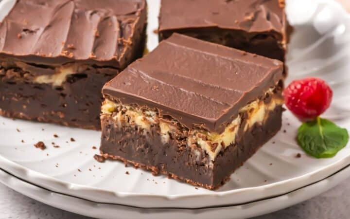 Perfectly Fudgy Homemade Cheesecake Brownies