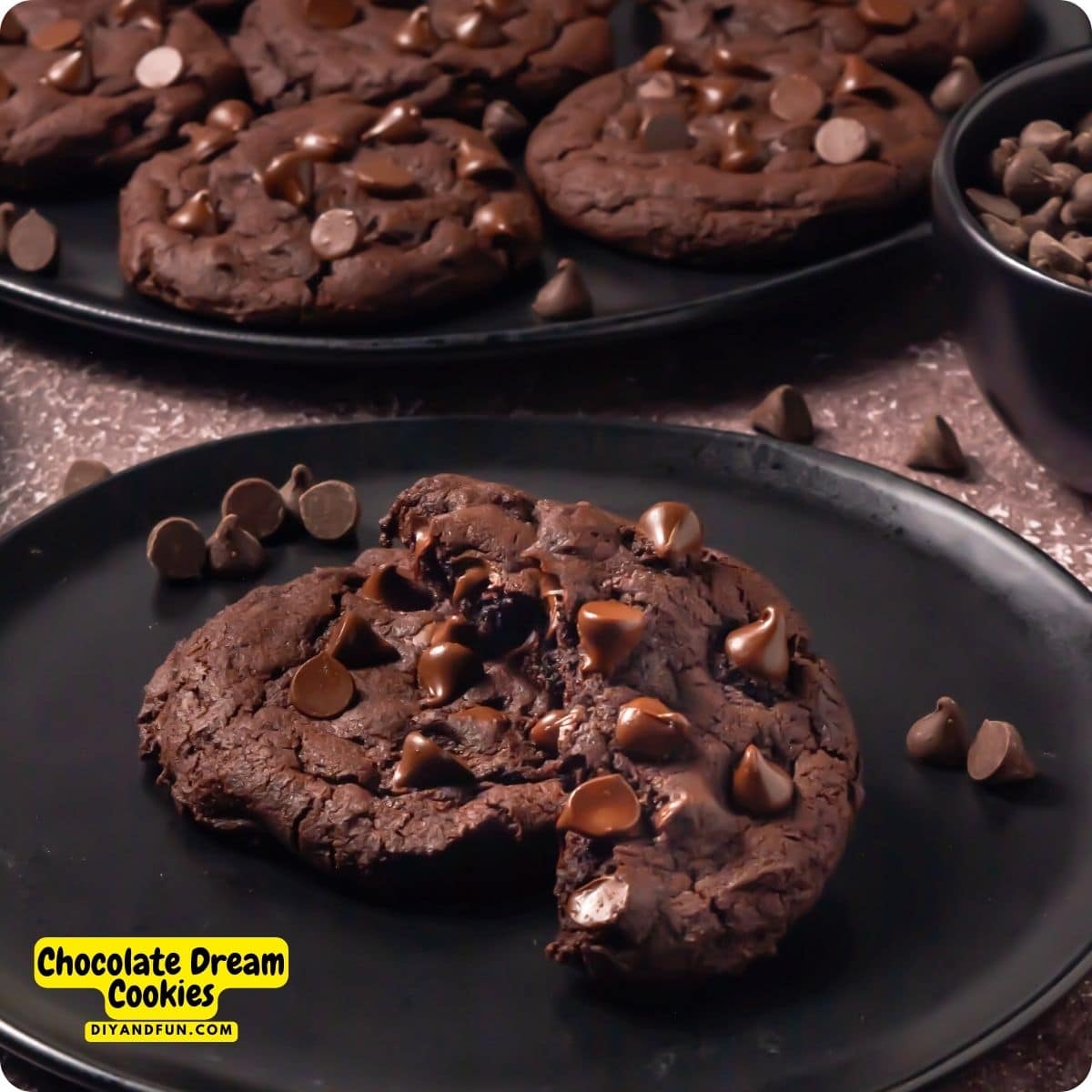 Chocolate Dream Cookies Recipe, rich and fudgy chocolate chocolate chip cookies that are inspired by the Crumbl cookie. Chocolate Dream Cookies Recipe, rich and fudgy chocolate chocolate chip cookies that are inspired by the Crumbl cookie.