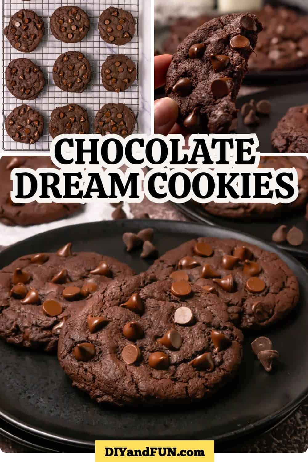 Chocolate Dream Cookies Recipe, rich and fudgy chocolate chocolate chip cookies that are inspired by the Crumbl cookie. Chocolate Dream Cookies Recipe, rich and fudgy chocolate chocolate chip cookies that are inspired by the Crumbl cookie.