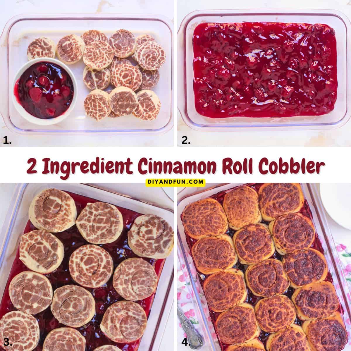 Cinnamon Roll Cobbler, just 2 ingredients, featuring gooey cinnamon rolls in a comforting dish perfect for breakfast, brunch, or dessert. Cinnamon Roll Cobbler, just 2 ingredients, featuring gooey cinnamon rolls in a comforting dish perfect for breakfast, brunch, or dessert.