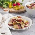Best Warm Potato Salad Without Mayo (Easy & Herby)