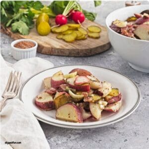 Best Warm Potato Salad Without Mayo (Easy & Herby)