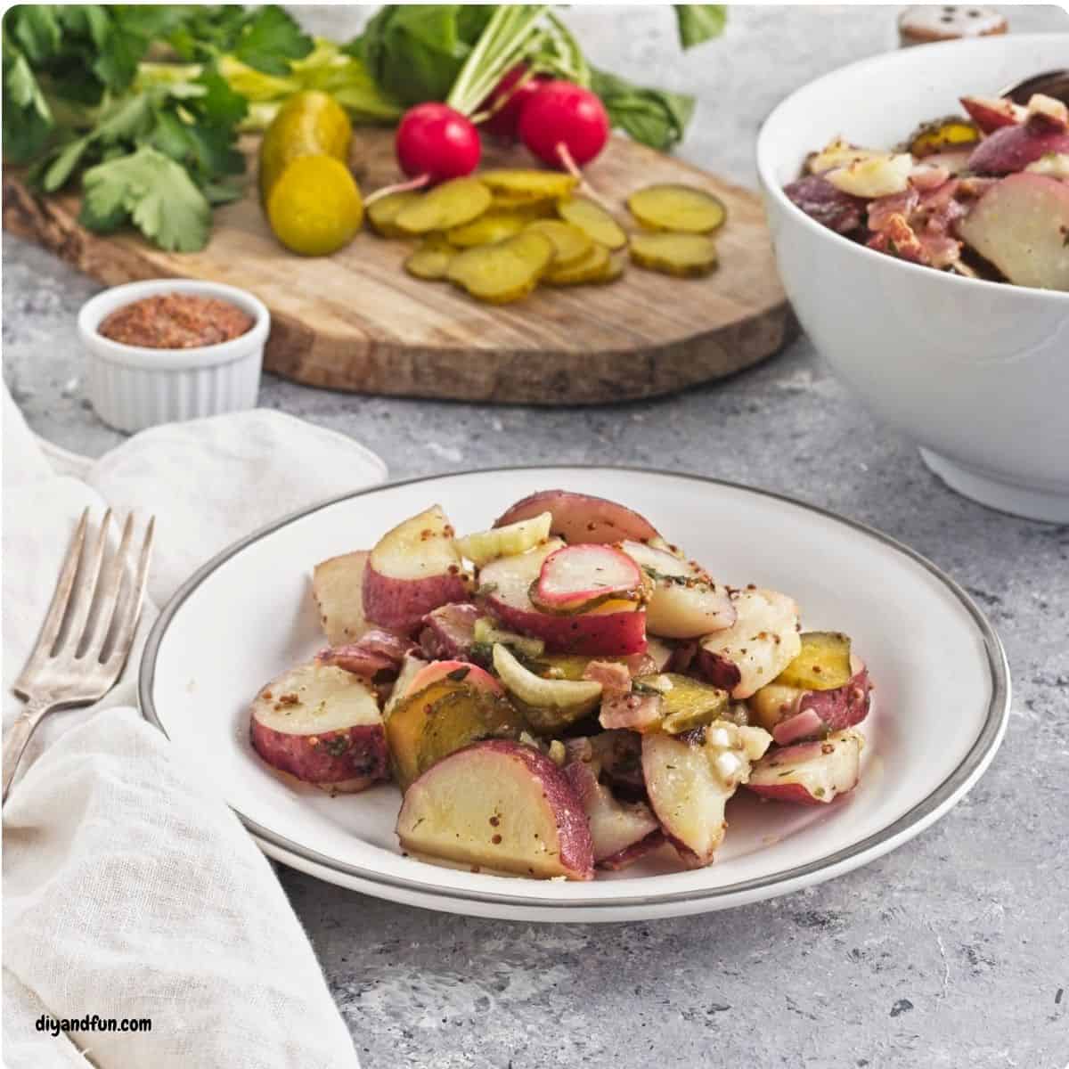 The Best Warm Potato Salad Without Mayo. Easy and Herby side dish perfect for BBQs, picnics, and weeknight dinners. Vegan, Gluten Free, Mediterranean Diet Friendly. The Best Warm Potato Salad Without Mayo. Easy and Herby side dish perfect for BBQs, picnics, and weeknight dinners. Vegan, Gluten Free, Mediterranean Diet Friendly.