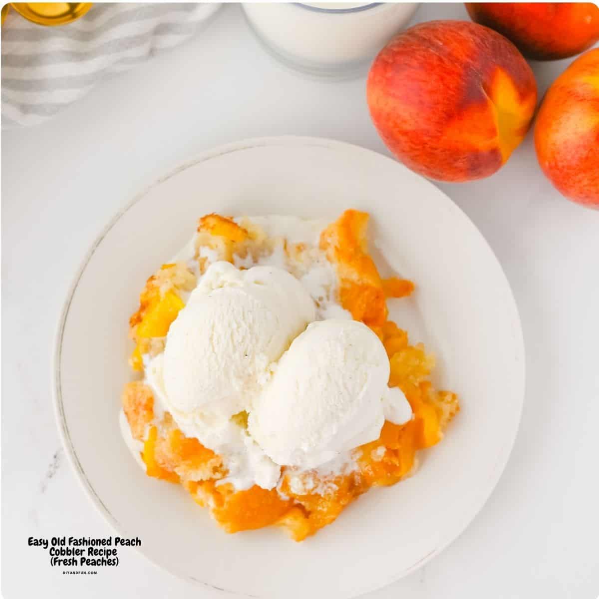 Easy Old Fashioned Peach Cobbler Recipe made with Fresh Peaches and a buttery golden crust, perfect for summer gatherings or family dinners. Easy Old Fashioned Peach Cobbler Recipe made with Fresh Peaches and a buttery golden crust, perfect for summer gatherings or family dinners.