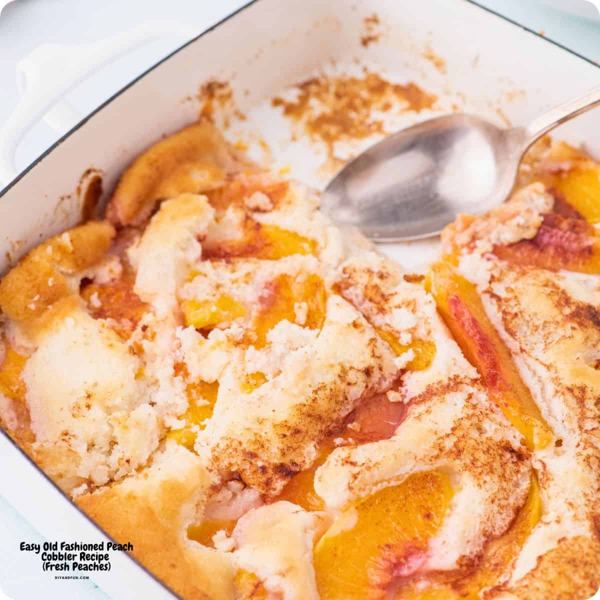 Easy Old Fashioned Peach Cobbler Recipe made with Fresh Peaches and a buttery golden crust, perfect for summer gatherings or family dinners. Easy Old Fashioned Peach Cobbler Recipe made with Fresh Peaches and a buttery golden crust, perfect for summer gatherings or family dinners.
