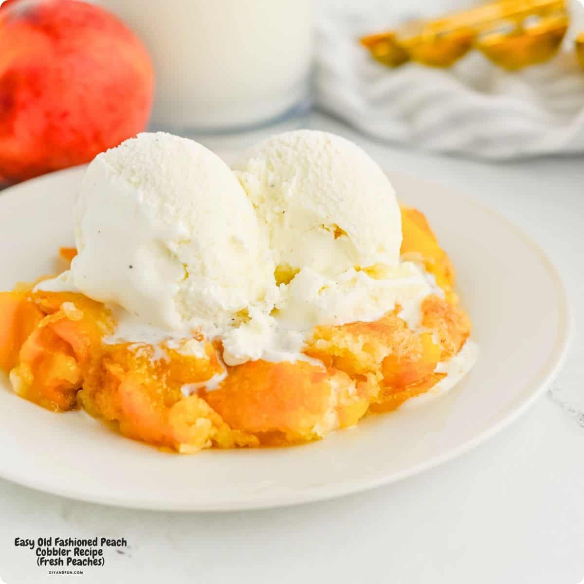 Easy Old Fashioned Peach Cobbler Recipe made with Fresh Peaches and a buttery golden crust, perfect for summer gatherings or family dinners. Easy Old Fashioned Peach Cobbler Recipe made with Fresh Peaches and a buttery golden crust, perfect for summer gatherings or family dinners.