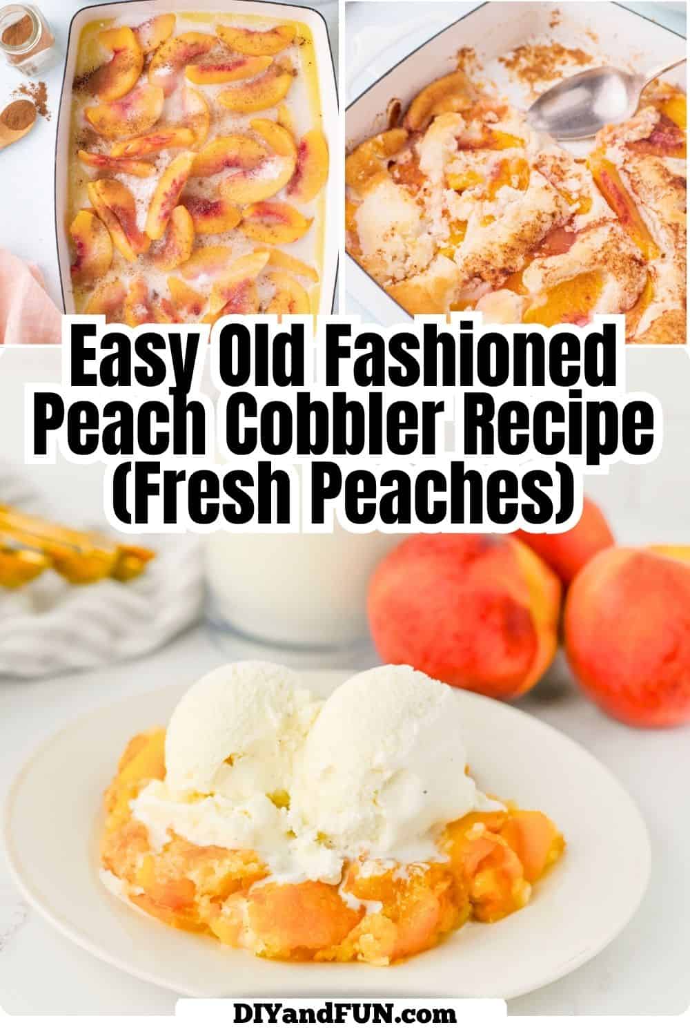 Easy Old Fashioned Peach Cobbler Recipe made with Fresh Peaches and a buttery golden crust, perfect for summer gatherings or family dinners. Easy Old Fashioned Peach Cobbler Recipe made with Fresh Peaches and a buttery golden crust, perfect for summer gatherings or family dinners.