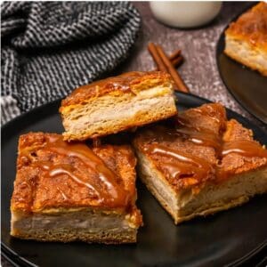 Cinnamon Sugar Churro Cheesecake Bars