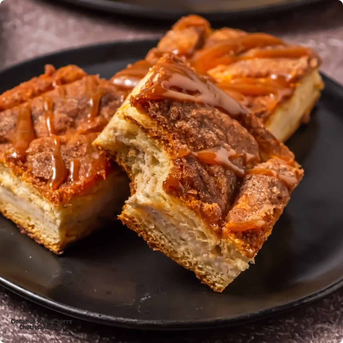 Cinnamon Sugar Churro Cheesecake Bars, creamy, sweet, and buttery crescent dough with cinnamon sugar for an easy, irresistible dessert. These Cinnamon Sugar Churro Cheesecake Bars are the ultimate easy dessert! Made with flaky crescent dough, creamy cheesecake filling, and a sweet cinnamon sugar topping, they’re perfect for parties, holidays, potlucks, or anytime you need a crowd-pleasing treat.