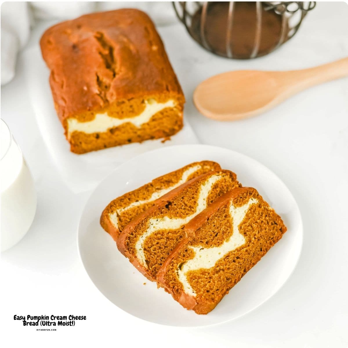 Easy Pumpkin Cream Cheese Bread is soft, moist, and packed with cozy fall flavors featuring pumpkin pie spice, and creamy cheesecake filling. Easy Pumpkin Cream Cheese Bread is soft, moist, and packed with cozy fall flavors featuring pumpkin pie spice, and creamy cheesecake filling