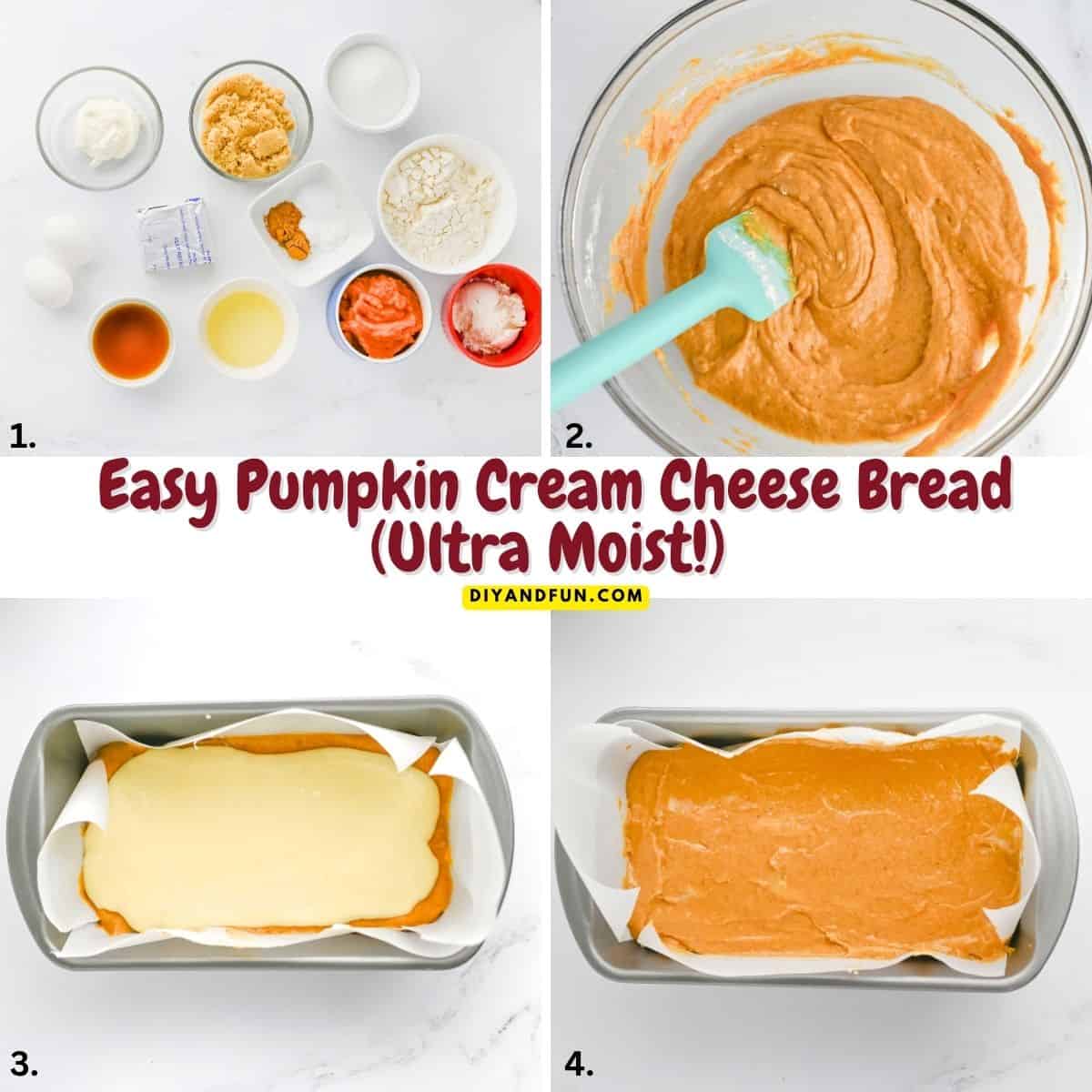 Easy Pumpkin Cream Cheese Bread is soft, moist, and packed with cozy fall flavors featuring pumpkin pie spice, and creamy cheesecake filling. Easy Pumpkin Cream Cheese Bread is soft, moist, and packed with cozy fall flavors featuring pumpkin pie spice, and creamy cheesecake filling