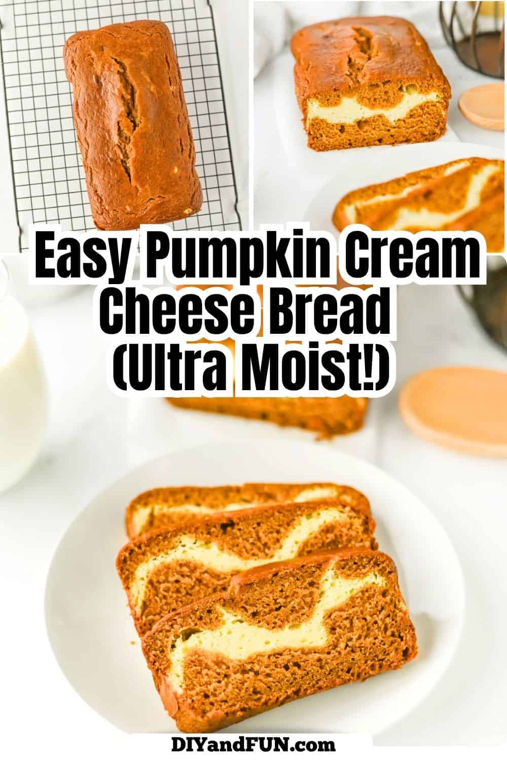 Easy Pumpkin Cream Cheese Bread is soft, moist, and packed with cozy fall flavors featuring pumpkin pie spice, and creamy cheesecake filling. Easy Pumpkin Cream Cheese Bread is soft, moist, and packed with cozy fall flavors featuring pumpkin pie spice, and creamy cheesecake filling