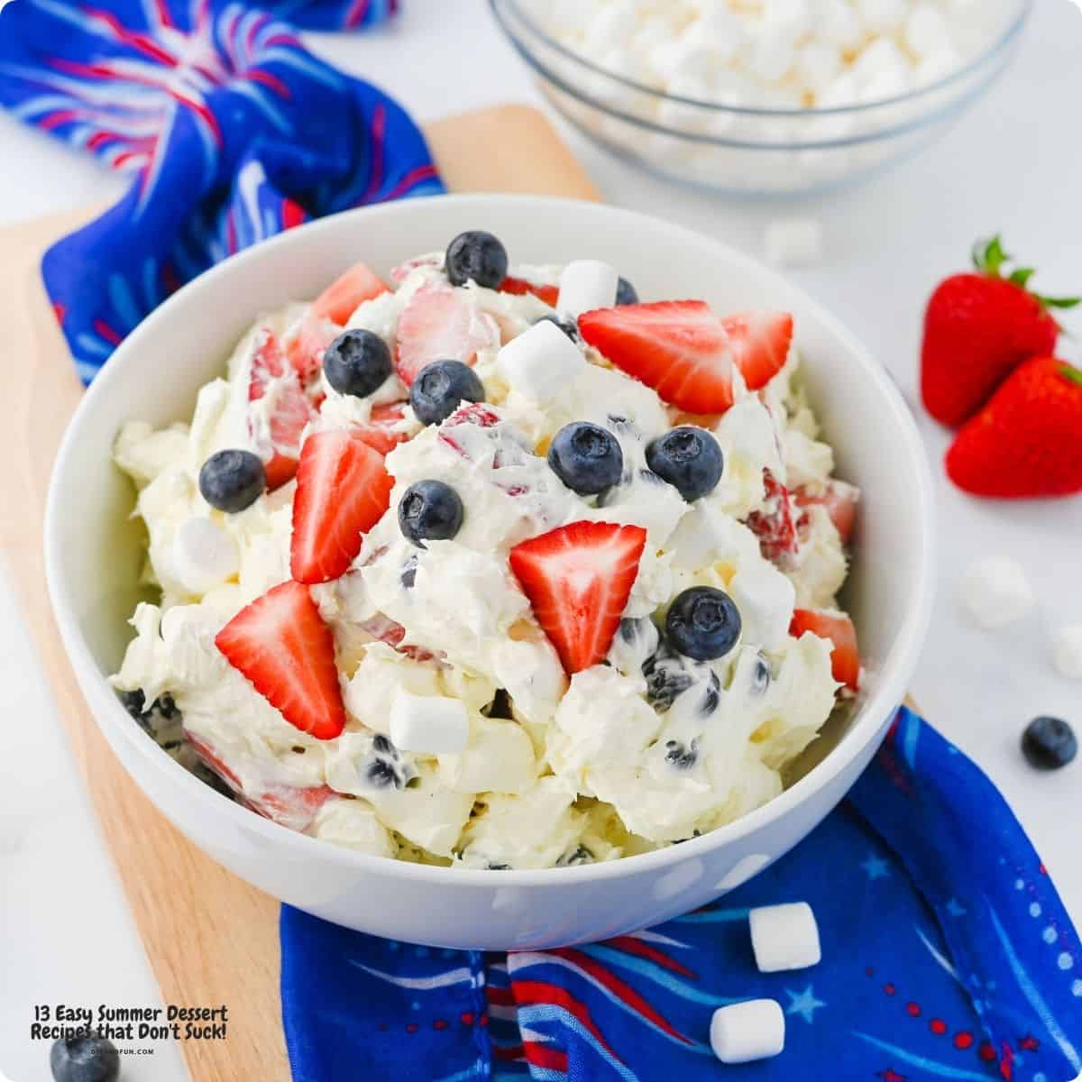 13 Easy Summer Dessert Recipes that Don't Suck! From no-bake treats and fruity favorites to creamy, crowd-pleasing desserts that taste good! 13 Easy Summer Dessert Recipes that Don't Suck! From no-bake treats and fruity favorites to creamy, crowd-pleasing desserts that taste good!
