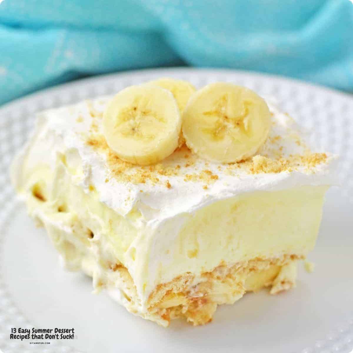 13 Easy Summer Dessert Recipes that Don't Suck! From no-bake treats and fruity favorites to creamy, crowd-pleasing desserts that taste good! 13 Easy Summer Dessert Recipes that Don't Suck! From no-bake treats and fruity favorites to creamy, crowd-pleasing desserts that taste good!