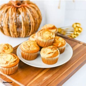 Easy Pumpkin Cream Cheese Muffins (Starbucks Copycat)