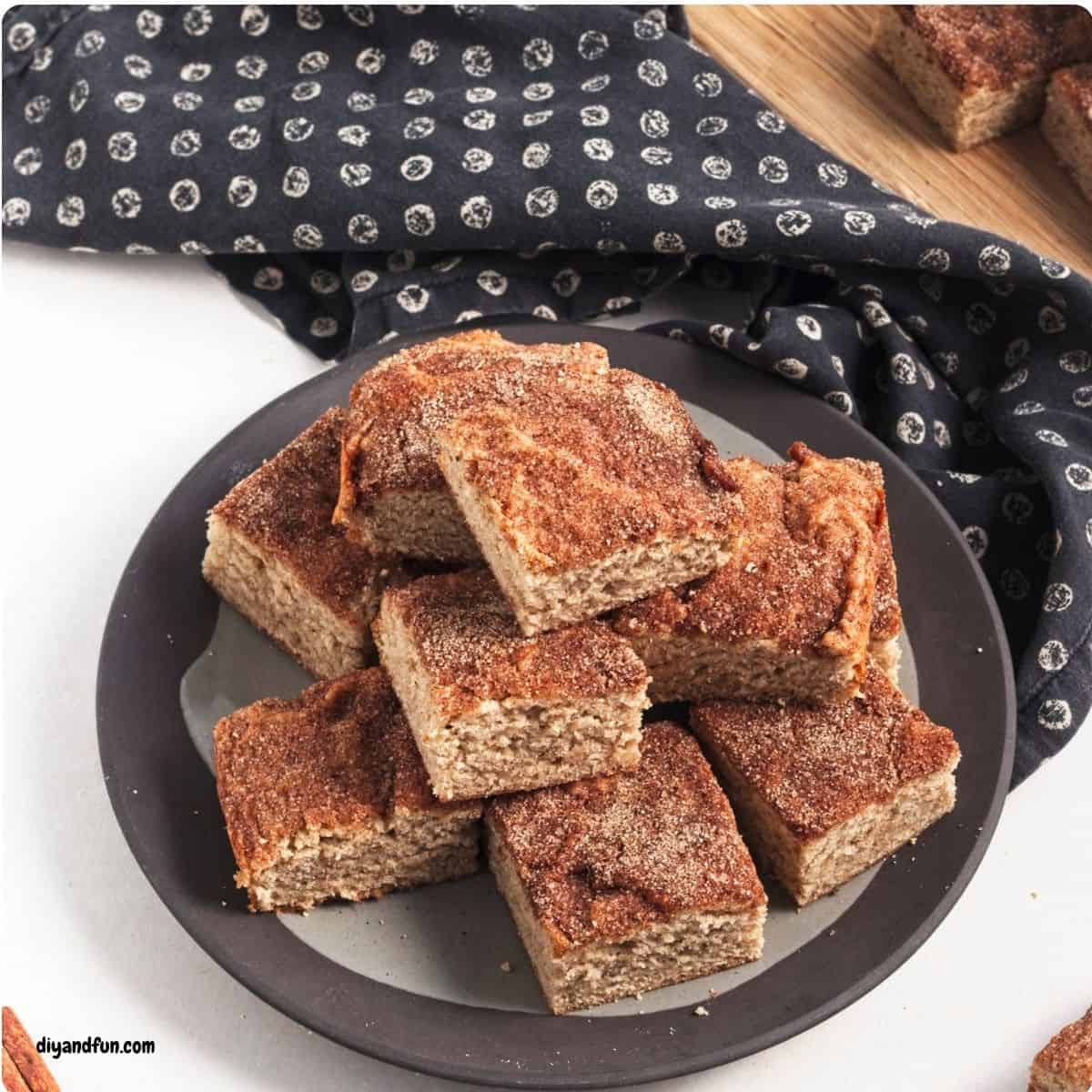 Soft and flavorful Dairy Free Banana Snickerdoodle Bars combine ripe bananas, warm cinnamon, and a sweet cinnamon-sugar topping for an easy dessert that is perfect for snacking, sharing, or enjoying with coffee Soft and flavorful Dairy Free Banana Snickerdoodle Bars combine ripe bananas, warm cinnamon, and a sweet cinnamon-sugar topping for an easy dessert that is perfect for snacking, sharing, or enjoying with coffee