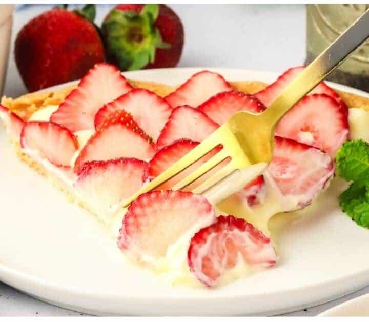 No Added Sugar Strawberry Tart