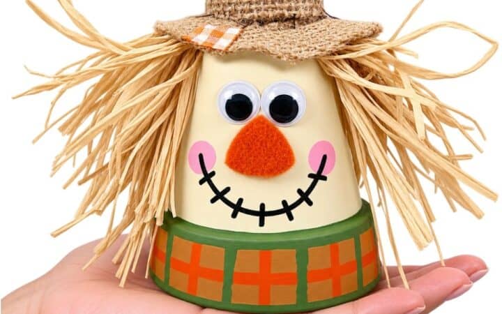 Clay Pot Scarecrow