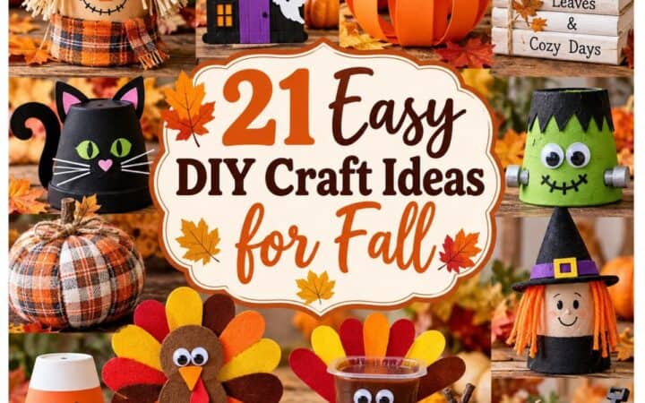 21 Easy DIY Craft Ideas for Fall.