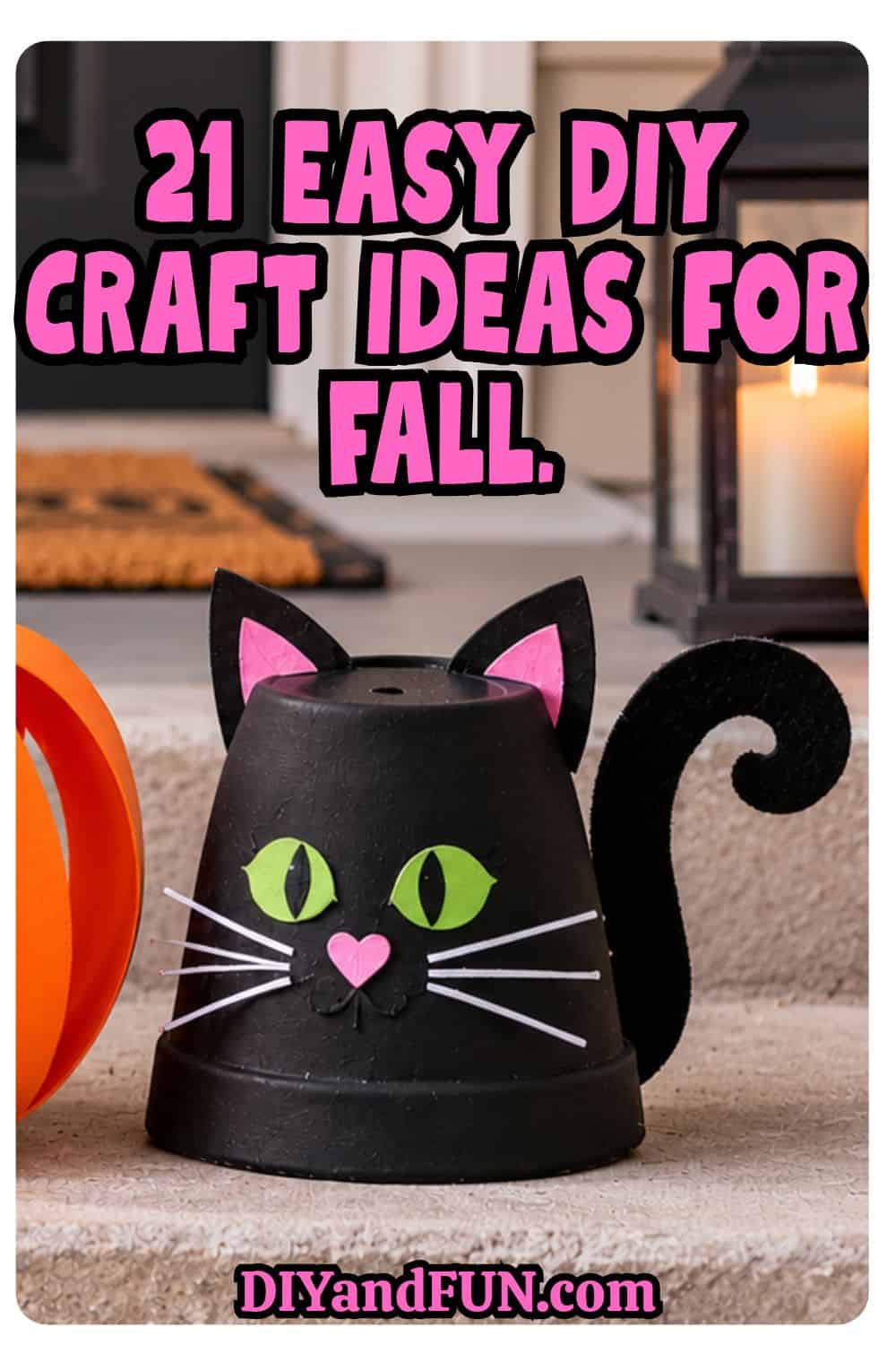 21 Easy DIY Fall Crafts for Halloween and Thanksgiving 21 Easy DIY Fall Crafts for Halloween and Thanksgiving