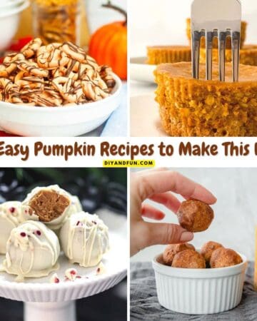 15 easy pumpkin recipes for fall, including moist cakes, muffins, creamy cheesecakes, no-bake treats, and other delicious pumpkin favorites.
